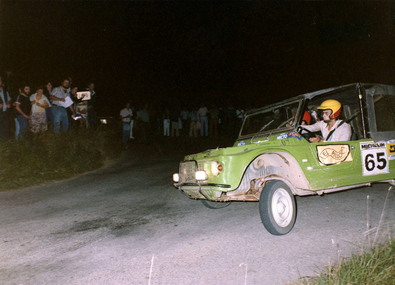 Juvanteny - Rigall
Rally Olot 1980. Citroen Mehari. Segundos en clase 1.

Del Campeonato Zanini-Racing.
Se corría a toda leche y con cualquier vehículo.

Info y foto conseguido a través de JAS Info Service.

© Joan Aymamí.@
Palabras clave: Mehari;Citroen;Olot;1980