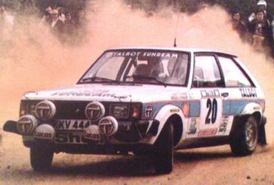 Henri Toivonen - Antero Lindqvist
14º Rallye de Portugal - Vinho do Porto 1980. Talbot Sunbeam Lotus (KKV 444V). Abandonó por eje trasero en SS25 Cabreira de 26,50 Km.

Del 4 al 9 de Marzo, Estoril, Portugal.
Superficie: asfalto - tierra.

El Rally tenia un total de 2641.4 km de los que 673.50 km divididos en 47 tramos eran especiales.

Tomaron la salida 101 equipos, finalizaron 16.@
Palabras clave: Henri_Toivonen;Talbot;Sunbeam;Lotus;Portugal;1980
