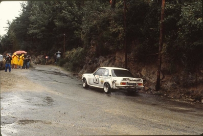 Jean-Louis Clarr - Jean-François Fauchille
24º Tour de Corse - Rallye de France 1980. Opel Ascona 400. Abandonó por la transmisión del coche en SS18 Calvese - Agosta de 58.80 Km.

Del 24 al 25 de Octubre, Ajaccio, Córcega, Francia.
Superficie: asfalto.asphalt 1128.10 km

El Rally tenia un total de 1603 km de los que 1128.10 km divididos en 18 tramos eran especiales.

Kilómetros de algunos de los tramos:
SS2 Acqua d'Oria - Bicchisano de 69.10 km
SS5 Liamone - Suaricchio de 83.70 km
SS6 Santa Maria - Abbazia de 114.20 km
SS8 Aullene de 81.80 km
SS9 Muracciole - Pont St Laurent de 84.20 km
SS11 Barchetta - Ponte Nuovo de 80.10 km
SS12 Moltifao - Montegrosso de 78.80 km
SS13 Calvi - Marignana de 95.30 km
SS14 St Roch - Suariccio de 78.40 km
SS17 Quenza - Santa Giulia de 86.50 km
SS18 Calvese - Agosta de 58.80 km

Se inscribieron 133, tomaron la salida 122, finalizaron 16.
@
Palabras clave: ;Corse;Corcega;Opel;Ascona;1980