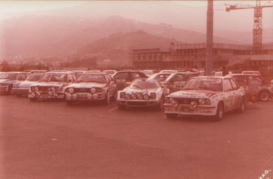 14º Rallye dell'Isola d'Elba 1981
Parque Cerrado

Del 22 al 24 de Abril, Campo di Marina, Toscana, Livorno, Italia.
Superficie: asfalto - tierra.

Tomaron la salida 112 equipos, finalizaron 33.
Palabras clave: Parque_Cerrado;Elba;1981