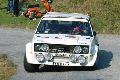 Adartico Vudafieri - Arnaldo Bernacchini
29º Rally Costa Brava 1981. Fiat 131 Abarth (TO P35975). Clasificado 1º.
Jolly Club

Del 20 al 22 de Febrero, Lloret de Mar, Girona, Catalunya, España.
Superficie: asfalto - tierra.

Tomaron la salida 76 equipos, finalizaron 15.@
Palabras clave: ;Fiat;Abarth;Costa_Brava;1981;España;Spain