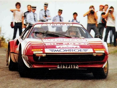 Jean-Claude Andruet - Chantal Bouchetal
40º Tour France Automobile 1981. Ferrari 308 GTB (1762 JY 92). Clasificado 1º.

Del 13 al 19 de Septiembre, Paris-Biarritz, Francia.
Superficie: asfalto.

La prueba tenía un total de 950.70 km cronometrados divididos en 3 etapas y 42 tramos especiales.

Tomaron la salida 80 equipos, finalizaron 33.@
Palabras clave: ;Ferrari;GTB;Tour_France_Automobile;Francia;1981