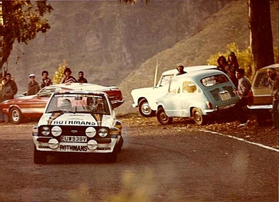 Ari Vatanen - David Richards
8º Rally Maspalomas 1981. Ford Escort RS 1800 MKII (EUW 938V). Clasificado 2º.
Del 10 al 12 de Abril, Islas Canarias, Las Palmas, España.
Superficie: asfalto, con un total de 860.40 km, incluyendo los 27 tramos cronometrados.
Tomaron la salida 57 equipos, finalizaron 31.@
Palabras clave: ;Maspalomas;Canarias;Ford;Escort;MKII;1981