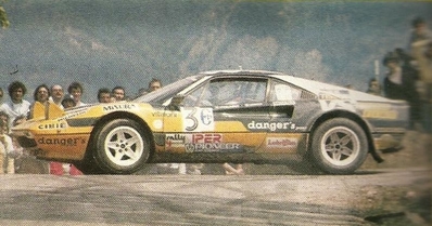 Mauro Pregliasco - Mauro Mannini
11º Rally 4 Regioni 1981. Ferrari 308 GTB (TV 483187). Clasificado 2º.

Del 14 al 16 de Mayo, Salice Terme, Pàvia, Italia.
Superficie: asfalto.

Tomaron la salida 92 equipos, finalizaron 47.@
Palabras clave: Mauro_Pregliasco;Ferrari;GTB;Regioni;1981
