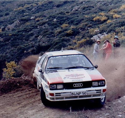 Michele Cinotto - Emilio Radaelli
14º Rallye dell'Isola d'Elba 1981.  Audi Quattro (IN-NP 50). Clasificado 2º.

Del 22 al 24 de Abril, Campo di Marina, Toscana, Livorno, Italia.
Superficie: asfalto - tierra.

Tomaron la salida 112 equipos, finalizaron 33.@
Palabras clave: ;Emilio_Radaelli;Elba;Audi;1981