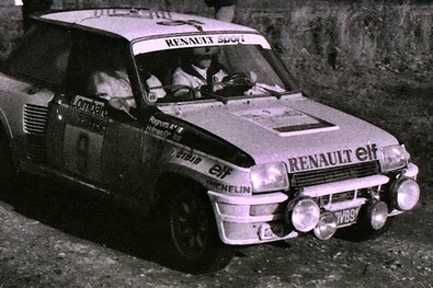 Jean Ragnotti - Martin Holmes
30º Lombard RAC Rally 1981. Renault 5 Turbo (440 VB 91). Clasificado 5º.

Del 22 al 24 de Noviembre, Chester, Cheshire, Inglaterra.
Superficie: asfalto - tierra.

El Rally tenia un total de 2720.00 km de los que 722.00 km divididos en 65 tramos eran especiales.

Se inscribieron 154 equipos, tomaron la salida 151, finalizaron 54.@
Palabras clave: ;Renault;Turbo;Gran_Bretaña;RAC_Rally;1981