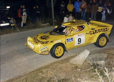 Eduardo Balcázar - Juan Martin
29º Rally Costa Brava 1981. Lancia Stratos HF (MI V32439). Abandonó por fuego en el coche.

Del 20 al 22 de Febrero, Lloret de Mar, Girona, Catalunya, España.
Superficie: asfalto - tierra.

Tomaron la salida 76 equipos, finalizaron 15.@
Palabras clave: ;Lancia;Stratos;Costa_Brava;1981;España;Spain