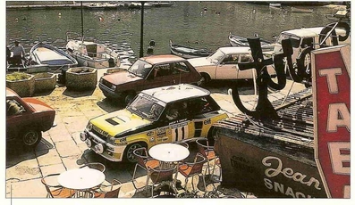 Jean Ragnotti - Jean-Marc Andrié
25º Tour de Corse - Rallye de France 1981. Renault 5 Turbo (440 VB 91). Abandonó por problemas eléctricos en SS16 Calvi - Fango de 32.50 Km.

Del 30 de Abril al 2 de Mayo, Ajaccio, Córcega, Francia.
Superficie: asfalto.

El Rally tenia un total de 1613.00 km de los que 1144.60 km divididos en 24 tramos, eran especiales.

Se inscribieron 126 equipos, tomaron la salida 120, finalizaron 42.@
Palabras clave: ;Renault;Turbo;Corcega;Corse;1981