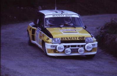 Jean Ragnotti - Jean-Marc Andrié
25º Tour de Corse - Rallye de France 1981. Renault 5 Turbo (440 VB 91). Abandonó por problemas eléctricos en SS16 Calvi - Fango de 32.50 Km.

Del 30 de Abril al 2 de Mayo, Ajaccio, Córcega, Francia.
Superficie: asfalto.

El Rally tenia un total de 1613.00 km de los que 1144.60 km divididos en 24 tramos, eran especiales.

Se inscribieron 126 equipos, tomaron la salida 120, finalizaron 42.@
Palabras clave: ;Renault;Turbo;Corcega;Corse;1981
