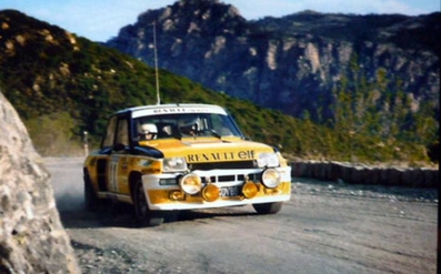 Jean Ragnotti - Jean-Marc Andrié
25º Tour de Corse - Rallye de France 1981. Renault 5 Turbo (440 VB 91). Abandonó por problemas eléctricos en SS16 Calvi - Fango de 32.50 Km.

Del 30 de Abril al 2 de Mayo, Ajaccio, Córcega, Francia.
Superficie: asfalto.

El Rally tenia un total de 1613.00 km de los que 1144.60 km divididos en 24 tramos, eran especiales.

Se inscribieron 126 equipos, tomaron la salida 120, finalizaron 42.@
Palabras clave: ;Renault;Turbo;Corcega;Corse;1981