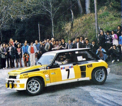 Jean Ragnotti - Jean-Marc Andrié
26º Tour de Corse - Rallye de France 1982. Renault 5 Turbo (50 VP 91). Clasificado 1º.
Renault Elf

Del 6 al 8 de Mayo, Ajaccio, Córcega, Francia.
Superficie: asfalto.

El Rally tenia un total de 1616.70 km de los que 1176.10 km divididos en 27 tramos eran especiales.

Se inscribieron 181 equipos, tomaron la salida 177, finalizaron 47.@
Palabras clave: Renault;Turbo;Corcega;1982;Corse