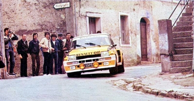 Jean Ragnotti - Jean-Marc Andrié
26º Tour de Corse - Rallye de France 1982. Renault 5 Turbo (50 VP 91). Clasificado 1º.
Renault Elf

Del 6 al 8 de Mayo, Ajaccio, Córcega, Francia.
Superficie: asfalto.

El Rally tenia un total de 1616.70 km de los que 1176.10 km divididos en 27 tramos eran especiales.

Se inscribieron 181 equipos, tomaron la salida 177, finalizaron 47.@
Palabras clave: Renault;Turbo;Corcega;1982;Corse