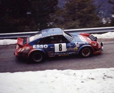 Jean-Luc Thérier - Michel Vial
50º Rallye Automobile de Monte-Carlo 1982. Porsche 911 SC (9262 SC 34). Clasificado 3º.
Esso

Del 16 al 22 de Enero, Monte Carlo.
Superficie: asfalto - nieve.

El Rally tenia un total de 4082.71 km de los que 747.81 km divididos en 32 tramos eran especiales, (2 de ellas fueron canceladas SS7 Trigance - Chateauvieux 1 de 28,53 Km y SS15 St Jean en Royans - La Chapelle en Vercors de 38,67 Km).

Se inscribieron 306 equipos, tomaron la salida 299, finalizaron 140.@
Palabras clave: Porsche;SC;Montecarlo;1982