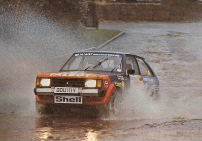 Stig Blomqvist - Bjorn Cederberg
31º Lombard RAC Rally 1982. Talbot Lotus Sunbeam (BDU 111Y). Clasificado 8º.

Del 21 al 25 de Noviembre, York, Inglaterra.
Superficie: asfalto - tierra.

El Rally tenia un total de 2970.00 km de los que 711.73 km divididos en 69 tramos eran especiales, (una de ellas fue cancelada SS46 Yair de 8.53 Km).

Se inscribieron 161 equipos, tomaron la salida 146, finalizaron 63.@
Palabras clave: Stig_Blomqvist;Talbot;Sunbeam;Lotus;Gran_Bretaña;1982;RAC_Rally