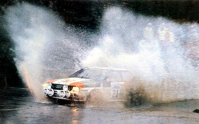 John Buffum - Neil Wilson
31º Lombard RAC Rally 1982. Audi Quattro (E344). Clasificado 12º.

Del 21 al 25 de Noviembre, York, Inglaterra.
Superficie: asfalto - tierra.

El Rally tenia un total de 2970.00 km de los que 711.73 km divididos en 69 tramos eran especiales, (una de ellas fue cancelada SS46 Yair de 8.53 Km).

Se inscribieron 161 equipos, tomaron la salida 146, finalizaron 63.@
Palabras clave: Audi;Quattro;Gran_Bretaña;1982