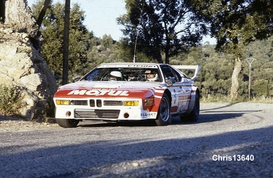 Bernard Béguin - Jean-Jacques Lenne
28º Rallye du Var 1982. BMW M1 (4102 QC 78).

Del 26 al 28 de Noviembre, Sainte-Maxime.
Superficie: asfalto.

Desconocemos de cuantos kilómetros tanto totales como cronometrados constaba la prueba.

Tomaron la salida 219 equipos, finalizaron 132.

Foto de Chris 1364
@
Palabras clave: ;BMW;Grupo_B;Var;1982