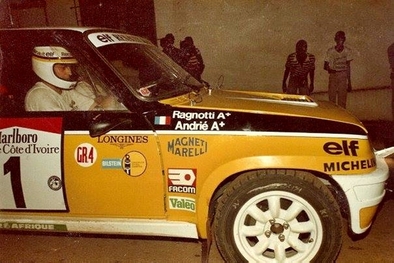 Jean Ragnotti - Jean-Marc Andrié
14º Rallye Côte d'Ivoire 1982. Renault 5 Turbo (80 VS 91). Abandonó por accidente.
Renault Sport Elf

Del 27 de Octubre al 1 de Noviembre, Abidjan, Costa d'Ivori, África.
Superficie: tierra.

El Rally tenia un total de 4995 con 54 controles horarios.

Tomaron la salida 56 equipos, finalizaron 6.@
Palabras clave: Renault;Turbo;Costa_Marfil;1982;Grupo_B