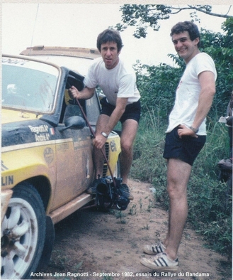 Jean Ragnotti - Jean-Marc Andrié
14º Rallye Côte d'Ivoire 1982. Renault 5 Turbo (80 VS 91). Abandonó por accidente.
Renault Sport Elf

Del 27 de Octubre al 1 de Noviembre, Abidjan, Costa d'Ivori, África.
Superficie: tierra.

El Rally tenia un total de 4995 con 54 controles horarios.

Tomaron la salida 56 equipos, finalizaron 6.@
Palabras clave: Renault;Turbo;Costa_Marfil;1982;Grupo_B