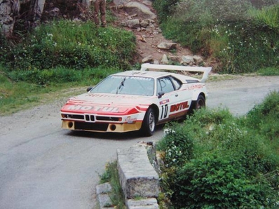 Bernard Darniche - Alain Mahé
26º Tour de Corse - Rallye de France 1982. BMW M1 (4888 PM 78). Abandonó por pérdida de aceite en SS10 Ponte Rosso - Borgo de 42.60 Km.

Del 6 al 8 de Mayo, Ajaccio, Córcega, Francia.
Superficie: asfalto.

El Rally tenia un total de 1616.70 km de los que 1176.10 km divididos en 27 tramos eran especiales.

Se inscribieron 181 equipos, tomaron la salida 177, finalizaron 47.@
Palabras clave: ;BMW;Grupo_B;Corse;Corcega;1982;M1