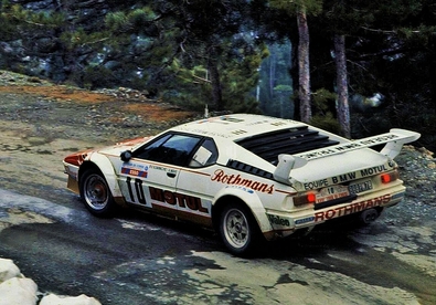 Bernard Darniche - Alain Mahé
26º Tour de Corse - Rallye de France 1982. BMW M1 (4888 PM 78). Abandonó por pérdida de aceite en SS10 Ponte Rosso - Borgo de 42.60 Km.

Del 6 al 8 de Mayo, Ajaccio, Córcega, Francia.
Superficie: asfalto.

El Rally tenia un total de 1616.70 km de los que 1176.10 km divididos en 27 tramos eran especiales.

Se inscribieron 181 equipos, tomaron la salida 177, finalizaron 47.@
Palabras clave: ;BMW;Grupo_B;Corse;Corcega;1982;M1