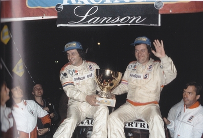 Jean-Luc Thérier - Michel Vial
18º Rallye International d'Antibes 1983. Renault 5 Turbo Tour de Corse (21 QV 28). Clasificado 1º.

Del 13 al 15 de Octubre, Antibes, Alpes Marítimos, Provenza-Alpes-Costa Azul, Francia.
Superficie: asfalto.

El Rallye tenia un total de 513.00 km cronometrados.
Desconocemos en cuantos tramos especiales se dividian.

Tomaron la salida 153 equipos, finalizaron 69.@
Palabras clave: ;Renault;Turbo;Grupo_B;Antibes;1983;Personajes