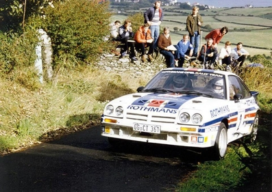 Henri Toivonen - Fred Gallagher
21º Rothmans Manx International Rally 1983. Opel Manta 400 (GG-CT 361). Clasificado 1º.
Rothmans Opel Rally Team

Del 14 al 17 de Septiembre, Douglas, Isla de Man.
Superficie: asfalto.

El Rally constaba de 49 tramos cronometrados (5 de ellos fueron cancelados, SS22 Eairy, SS24 St. Aarvey, SS25 Cronk, SS26 Lhen y SS27 Druidale).
Desconocemos los kilómetros tanto cronometrados como totales de la prueba.

Tomaron la salida 120 equipos, finalizaron 48.@
Palabras clave: Opel;Manta;Manx;Grupo_B;1983