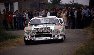 Miki Biasion - Tiziano Siviero
19º Ypres 24 Horas Rally 1983. Lancia Rally 037 (TO Y63863). Clasificado 1º.

Del 24 al 26 de Junio, Ypres, Bélgica.
Superficie: asfalto.

El Rally tenía 512.00 km cronometrados divididos en dos etapas y 53 tramos especiales.

Tomaron la salida 176 equipos, finalizaron 77.@
Palabras clave: ;Lancia;Rally;Grupo_B;Ypres;1983