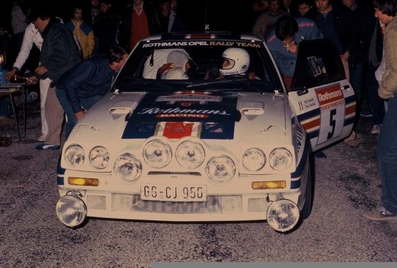 Guy Fréquelin - Jean-François Fauchille
42º Tour de France Automobile 1983. Opel Manta 400 (GG-CJ 956). Clasificado 1º.
Rothmans Opel Rally Team

Del 19 al 23 Septiembre, Paris, Nice, Francia.
Superficie: asfalto.

El Rally tenia un total de 2800.00 km de los que 630.00 km divididos en 3 etapas y 32 tramos eran especiales (uno de ellos fue cancelado SS27 Col du Noyer).

Tomaron la salida 84 equipos, finalizaron 37.@
Palabras clave: Opel;Manta;Grupo_B;Tour_France_Automobile;1983