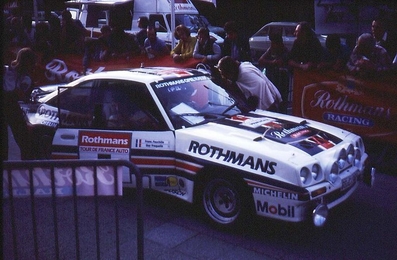 Guy Fréquelin - Jean-François Fauchille
42º Tour de France Automobile 1983. Opel Manta 400 (GG-CJ 956). Clasificado 1º.
Rothmans Opel Rally Team

Del 19 al 23 Septiembre, Paris, Nice, Francia.
Superficie: asfalto.

El Rally tenia un total de 2800.00 km de los que 630.00 km divididos en 3 etapas y 32 tramos eran especiales (uno de ellos fue cancelado SS27 Col du Noyer).

Tomaron la salida 84 equipos, finalizaron 37.@
Palabras clave: Opel;Manta;Grupo_B;Tour_France_Automobile;1983;Parque_Cerrado