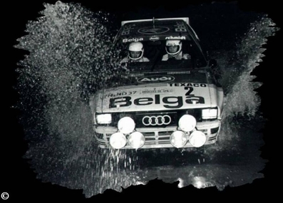 Marc Duez - Willy Lux
26º Boucles de Spa - Monopole 1983. Audi Quattro A1 (IN-ND 37). Clasificado 1º.
Autostal Duindistel

Del 4 al 6 de Febrero, Spa, Lieja, Belgica.
Superficie: asfalto.

El Rally tenia un total de 545.00 km cronometrados.
Desconocemos en cuantos tramos especiales se dividían.

Tomaron la salida 90 equipos, finalizaron 23.@
Palabras clave: Audi;Quattro;Grupo_B;Boucles_Spa;Belgica;1983