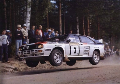 Stig Blomqvist - Bjorn Cederberg
33º 1000 Lakes Rally 1983. Audi Quattro A2 (IN-YA 34). Clasificado 2º.

Del 26 al 28 de Agosto, Jyväskylä, Finlandia.
Superficie: tierra.

El Rally tenia un total de 1461.00 km de los que 472.63 km divididos en 50 tramos, eran especiales.

Se inscribieron 180 equipos, tomaron la salida 174, finalizaron 71.@
Palabras clave: Stig_Blomqvist;Audi;Quattro;Finlandia;Grupo_B;1983;