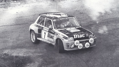 François Chatriot - Danià«l Brichot
42º Tour de France Automobile 1983. Renault 5 Turbo Tour de Corse (44 EHN 75). Clasificado 2º.
Diac Renault

Del 19 al 23 Septiembre, Paris, Nice, Francia.
Superficie: asfalto.

El Rally tenia un total de 2800.00 km de los que 630.00 km divididos en 3 etapas y 32 tramos eran especiales (uno de ellos fue cancelado SS27 Col du Noyer).

Tomaron la salida 84 equipos, finalizaron 37.@
Palabras clave: Renault;Turbo;Grupo_B;Tour_France_Automobile;1983