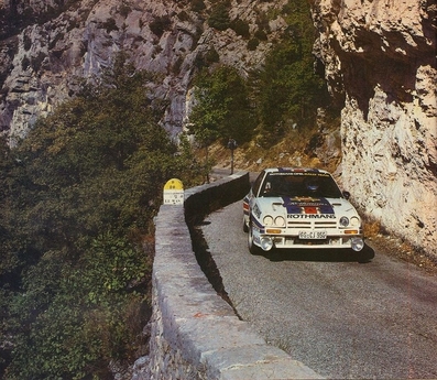 Guy Fréquelin - Jean-François Fauchille
18º Rallye International d'Antibes 1983. Opel Manta 400 (GG-CJ 956). Clasificado 2º.

Del 13 al 15 de Octubre, Antibes, Alpes Marítimos, Provenza-Alpes-Costa Azul, Francia.
Superficie: asfalto.

El Rallye tenia un total de 513.00 km cronometrados.
Desconocemos en cuantos tramos especiales se dividian.

Tomaron la salida 153 equipos, finalizaron 69.@
Palabras clave: ;Opel;Manta;Grupo_B;Antibes;1983
