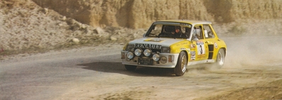 Genito Ortiz - Ramon Mi­nguez
31º Sol RACE Rallye 1983. Renault 5 Turbo (1-M-2860-T). Clasificado 2º.

Del 11 al 13 de Marzo, San Juan de Alicante, Alicante, España.
Superficie: asfalto.

El Rally tenía un total de 427.80 km cronometrados.

Tomaron la salida 68 equipos, finalizaron 24.@
Palabras clave: Genito_Ortiz;Renault;Turbo;Grupo_B;Race;1983