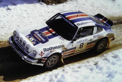 Beny Fernandez - José Luis Sala
31º Rally Costa Brava 1983. Porsche 911 SC 3.0 (6553 RS 64). Clasificado 3º.
Rothmans Rally Team

Del 18 al 20 de Febrero, Lloret de Mar, Girona, Catalunya, España.
Superficie: asfalto - tierra.

El Rally tení­a un total de 1356.5 km de los que 519.10 km divididos en 44 tramos eran especiales.

Tomaron la salida 68 equipos, finalizaron 20.

© Vicenc Llenas Pinsach
@
Palabras clave: Porsche;Costa_Brava;1983;nieve