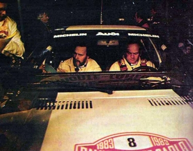 Stig Blomqvist - Bjorn Cederberg
51º Rallye Automobile de Monte-Carlo 1983. Audi Quattro A1 (IN-NV 84). Clasificado 3º.

Del 22 al 28 de Enero, Monte-Carlo.
Superficie: asfalto - nieve.

RMC clasificó a todos los equipos que terminaron el 