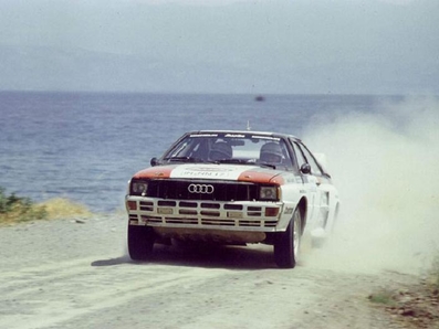 Stig Blomqvist - Björn Cederberg
30º Rothmans Acropolis Rally 1983. Audi Quattro A2 (IN-NN 17). Clasificado 3º.

Del 30 de Mayo al 2 de Junio, Atenas, Grecia.
Superficie: tierra.

El Rally tenia un total de 2264 km de los que 843.30 km divididos en 45 tramos eran especiales, (uno de ellos fue cancelado SS22 Tsouka de 6.57 km).

Tomaron la salida 120 equipos, finalizaron 36.@
Palabras clave: Stig_Blomqvist;Audi;Quattro;Grupo_B;Grecia;1983;Acropolis