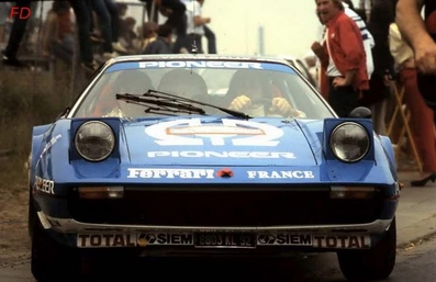 Francis Vincent - Willy Huret
19º Ypres 24 Horas Rally 1983. Ferrari 308 GTB (8803 KL 92). Clasificado 3º.
Ferrari France - Pozzi

Del 24 al 26 de Junio, Ypres, Bélgica.
Superficie: asfalto.

El Rally tenía 512.00 km cronometrados divididos en dos etapas y 53 tramos especiales.

Tomaron la salida 176 equipos, finalizaron 77.@
Palabras clave: Ferrari;GTB;Ypres;Grupo_B;1983