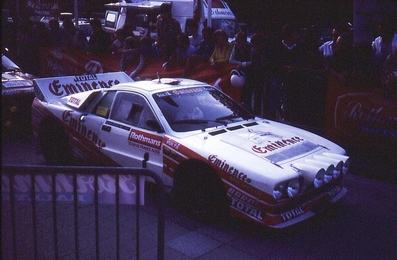 Bernard Darniche - Alain Mahé
42º Tour de France Automobile 1983. Lancia Rally 037 (TO-Y75887). Clasificado 3º.
Eminence Racing Team

Del 19 al 23 Septiembre, Paris, Nice, Francia.
Superficie: asfalto.

El Rally tenia un total de 2800.00 km de los que 630.00 km divididos en 3 etapas y 32 tramos eran especiales (uno de ellos fue cancelado SS27 Col du Noyer).

Tomaron la salida 84 equipos, finalizaron 37.@
Palabras clave: Lancia;Rally;Grupo_B;Tour_France_Automobile;1983;Parque_Cerrado