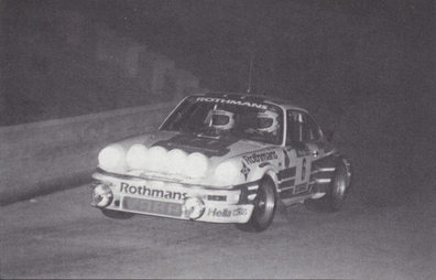Benigno "Beny" Fernández - José Luis Sala
31º Sol RACE Rallye 1983. Porsche 911SC. Clasificado 3º.

Del 11 al 13 de Marzo, San Juan de Alicante, Alicante, España.
Superficie: asfalto.

El Rally tenía un total de 427.80 km cronometrados.

Tomaron la salida 68 equipos, finalizaron 24.@
Palabras clave: ;Porsche;Race;1983