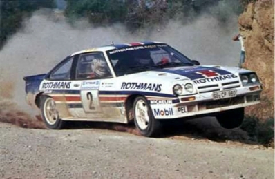 Ari Vatanen - Terry Harryman
30º Rothmans Acropolis Rally 1983. Opel Manta 400 (GG-CP 680). Clasificado 4º.
Rothmans Opel Rally Team

Del 30 de Mayo al 2 de Junio, Atenas, Grecia.
Superficie: tierra.

El Rally tenia un total de 2264 km de los que 843.30 km divididos en 45 tramos eran especiales, (uno de ellos fue cancelado SS22 Tsouka de 6.57 km).

Tomaron la salida 120 equipos, finalizaron 36.@
Palabras clave: Opel;Manta;Grecia;Grupo_B;1983;Acropolis
