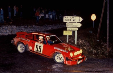 Christophe Spiliotis - Isabelle Spiliotis
18º Rallye International d'Antibes 1983. Porsche 911 SC. Clasificado 4º.

Del 13 al 15 de Octubre, Antibes, Alpes Marítimos, Provenza-Alpes-Costa Azul, Francia.
Superficie: asfalto.

El Rallye tenia un total de 513.00 km cronometrados.
Desconocemos en cuantos tramos especiales se dividian.

Tomaron la salida 153 equipos, finalizaron 69.@
Palabras clave: Porsche;Antibes;1983