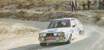 Joan Bayó - Johnny Molina
31º Sol RACE Rallye 1983. Talbot Sunbeam Lotus. Clasificado 4º.

Del 11 al 13 de Marzo, San Juan de Alicante, Alicante, España.
Superficie: asfalto.

El Rally tenía un total de 427.80 km cronometrados.

Tomaron la salida 68 equipos, finalizaron 24.@
Palabras clave: Talbot;Sunbeam;Lotus;Grupo_B;Race;1983