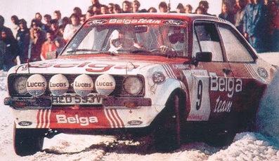 Robert Droogmans - Ronny Joosten
Int. Sachs Winter Rally 1983. Ford Escort RS 1800 Mk2. Clasificado 5º.
Tomaron la salida 78, finalizaron 53.@
Palabras clave: Robert_Droogmans;Ford;Escort;MKII;Alemania;Sachs_Winter;1983;nieve