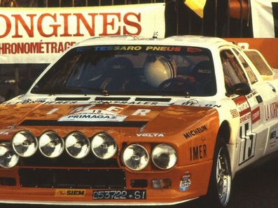 Jacques Fossa - Bernard Meullenot
42º Tour de France Automobile 1983. Lancia Rally 037 (SI 253722). Clasificado 5º.

Del 19 al 23 Septiembre, Paris, Nice, Francia.
Superficie: asfalto.

El Rally tenia un total de 2800.00 km de los que 630.00 km divididos en 3 etapas y 32 tramos eran especiales (uno de ellos fue cancelado SS27 Col du Noyer).

Tomaron la salida 84 equipos, finalizaron 37.@
Palabras clave: Lancia;Rally;Grupo_B;Tour_France_Automobile;1983