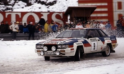 Jean-Louis Dumont - Josy Materne
26º Boucles de Spa - Monopole 1983. Nissan 240RS (UIR 4276). Clasificado 5º.
Team Nissan Europe

Del 4 al 6 de Febrero, Spa, Lieja, Belgica.
Superficie: asfalto.

El Rally tenia un total de 545.00 km cronometrados.
Desconocemos en cuantos tramos especiales se dividían.

Tomaron la salida 90 equipos, finalizaron 23.@
Palabras clave: Nissan;Grupo_B;Boucles_Spa;Belgica;1983;nieve