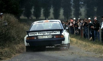 Jimmy McRae - Ian Grindrod
19º Ypres 24 Horas Rally 1983. Opel Manta 400 (GG-CK 620). Clasificado 5º.

Del 24 al 26 de Junio, Ypres, Bélgica.
Superficie: asfalto.

El Rally tenía 512.00 km cronometrados divididos en dos etapas y 53 tramos especiales.

Tomaron la salida 176 equipos, finalizaron 77.@
Palabras clave: Opel Manta;Grupo_B;Ypres;1983