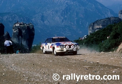 Shekhar Mehta - Yvonne Mehta
30º Rothmans Acropolis Rally 1983. Nissan 240RS. Clasificado 6º.

Del 30 de Mayo al 2 de Junio, Atenas, Grecia.
Superficie: tierra.

El Rally tenia un total de 2264 km de los que 843.30 km divididos en 45 tramos eran especiales, (uno de ellos fue cancelado SS22 Tsouka de 6.57 km).

Tomaron la salida 120 equipos, finalizaron 36.

Foto en SS Meteora
@
Palabras clave: Shekhar_Mehta;Yvonne_Mehta;Nissan;Grupo_B;Grecia;1986;Acropolis;Meteora