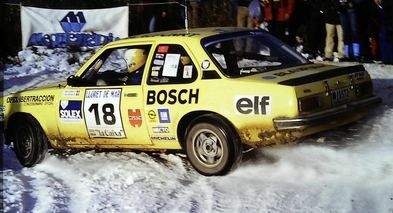 Carles Santacreu - Toni Santacreu
31º Rally Costa Brava 1983. Opel Ascona i2000 (26573). Clasificado 6º.
Escudería Catalunya

Del 18 al 20 de Febrero, Lloret de Mar, Girona, Catalunya, España.
Superficie: asfalto - tierra.

El Rally tení­a un total de 1356.5 km de los que 519.10 km divididos en 44 tramos eran especiales.

Tomaron la salida 68 equipos, finalizaron 20.

© Vicenc Llenas Pinsach
@
Palabras clave: Opel;Ascona;Costa_Brava;1983;nieve