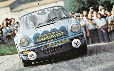 Christian Gardavot - Rémy Levivier
42º Tour de France Automobile 1983. Porsche 911 SC (7427-TL06 ). Clasificado 6º.

Del 19 al 23 Septiembre, Paris, Nice, Francia.
Superficie: asfalto.

El Rally tenia un total de 2800.00 km de los que 630.00 km divididos en 3 etapas y 32 tramos eran especiales (uno de ellos fue cancelado SS27 Col du Noyer).

Tomaron la salida 84 equipos, finalizaron 37.@
Palabras clave: Porsche;Tour_France_Automobile;1983